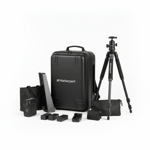 Matterport Pro3 Performance Kit 3D Lidar Digital Camera for Creating Professional Virtual 3D Tour Experiences with 360 Degree Views and 4K Photography for Indoor and Outdoor Use