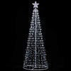 Albero di Natale a cono con led in movimento da esterno