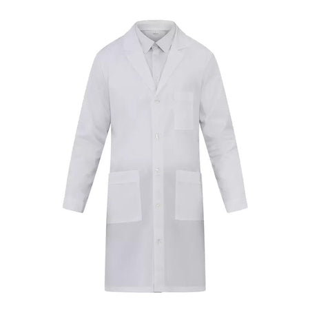 Camice Giacomo Bianco Camice Uomo Manica Lunga No Stiro Farmacia Medicale