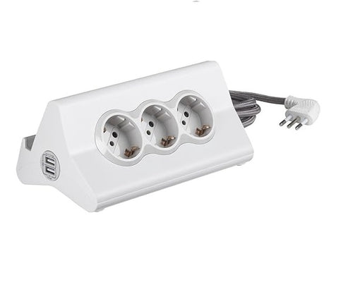 BTICINO - MULTIP SCRIV 2M SP10A 3PR P30+2USB+INT B