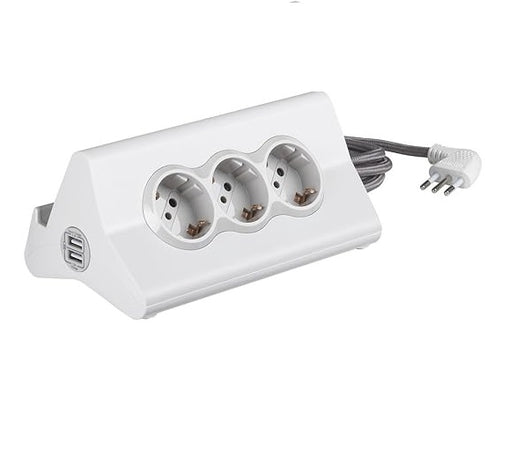 BTICINO - MULTIP SCRIV 2M SP10A 3PR P30+2USB+INT B