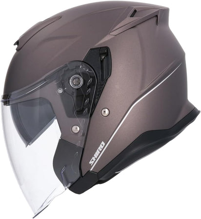 Shiro - Casco jet Capri grafite XL