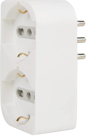 ELECTRALINE - ADATT. SALVASPAZIO 2P UNIVERSALI BIANCO