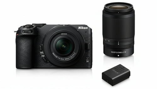 Nikon Z 30 Kit DX 16-50 mm 1:3.5-6.3 VR + DX 50-250 mm 1:4.5-6.3 VR + EN-EL 25a