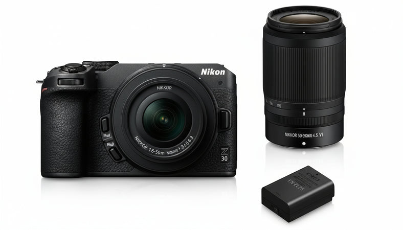 Nikon Z 30 Kit DX 16-50 mm 1:3.5-6.3 VR + DX 50-250 mm 1:4.5-6.3 VR + EN-EL 25a