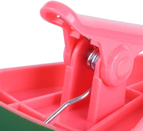 Set 2 mollette antivento, animali in plastica per fissaggio telo mare