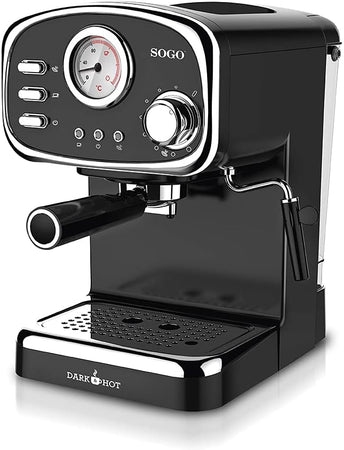 SOGO CAFFETTIERA ESPRESSO 1100W/ 1.25L / 15 bar/ 2tazze