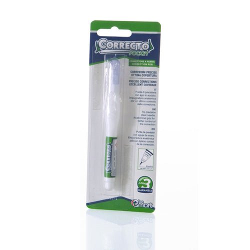 Correttore liquido a penna ad asciugatura rapida Bianchetto Correcto da 5 ml