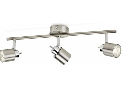 PHILIPS - MERANTI FARETTI BARRA 3 LUCI NICKEL