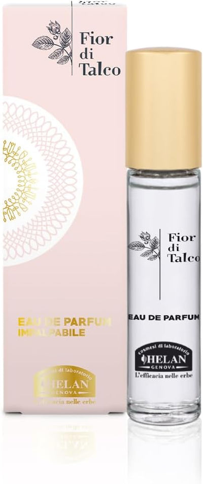 Helan, Fior di Talco - Profumo Donna Note Fresche Agrumate Eau de Parfum Femminile Talcata Floreale con Vaniglia e Fiori d'Arancio, Profumi Donna Leggeri dalla Fragranza Muschiata Durata 4-5 Ore 10 ml
