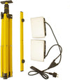 Doppio Faretto Led da Cantiere su Treppiede Telescopico - 4800 lumen - 60Watt - faretti con indice di resistenza IK08 - Impermeabile IP65 - ElettroWatt.eu