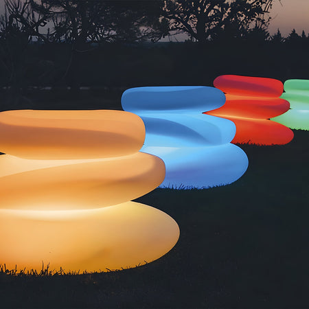 Lampada luminosa Eden Bright rotonda decorazione con led per esterno Made in Italy
