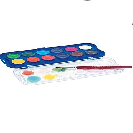 GIOTTO - PASTIGLIE ACQUARELLO 30MM 12 PZ