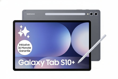 Samsung Galaxy Tab S10+ AI Tablet, Android Tablet, 12GB RAM, 256GB Memory, AMOLED Display, Anti-Reflective Coating, Includes S Pen, 5G, Moonstone Grey