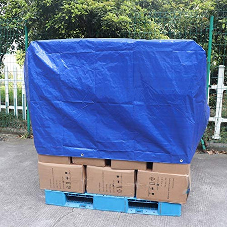 Telo occhiellato "Extra" impermeabile in polietilene Blu da campeggio 280 gr