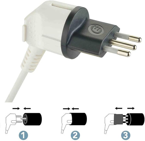 ELECTRALINE - ADATTATORE FISSO DA SCHUKO A10A