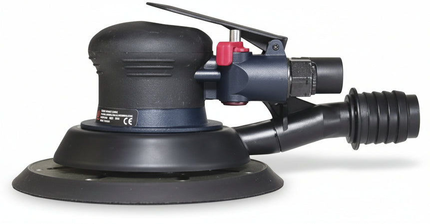 Bosch Professional 607350199 Levigatrice Rotoorbitale Pneumatica, Numero Vuoto 1000 Giri/min, 170 Watt, W, Nero, 150mm Scheibe, 5 mm Hub