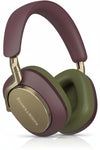 Bowers & Wilkins Px8 Flagship Over Ear Noise Cancelling Headphones Wireless Bluetooth 5.0 Fast Charge 30 Hours High Resolution Playback Built-in Microphone - Burgundy
