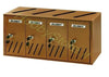 BLINKY - CASELLARIO POSTALE MOD K-4 ALLUMINIO BRONZATO 42X17,5X30 CM