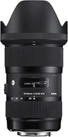 Sigma 210954 Obiettivo 18-35 mm-F/1.8 (A) AF DC HSM, Attacco Canon, Nero