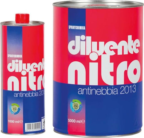 Diluente nitro antinebbia usato per la pulizia di superfici sporche di pittura