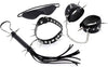 Rockhard bondage Kit set bondage fetish manette collare maschera frusta pelle PU