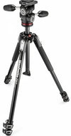 Manfrotto MK190X3-3W1 Kit a 3 Sezioni con Testa a 3 Vie, Nero