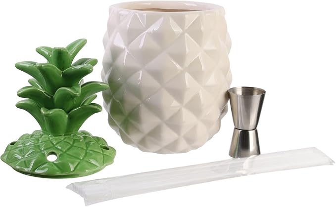 PICK&DRINK - COFANETTO A FORMA DI ANANAS PER COCKTAIL 1,3LT