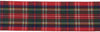 Nastro Tartan con motivo scozzese per decorazioni e confezioni natalizie 6,3 cm x 10 m