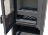 Stufa a legna Ambassador 13 kw con forno in acciaio verniciato h 116 cm
