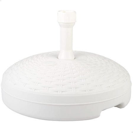 Base in plastica per ombrellone da giardino e mare, effetto Rattan 45 cm