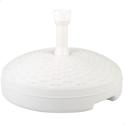 Base in plastica per ombrellone da giardino e mare, effetto Rattan 45 cm