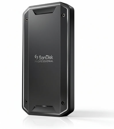 SanDisk PROFESSIONAL PRO-G40 SSD 4TB (Mobile SSD, exFAT Formatted, Rugged NVMe SSD with Thunderbolt 3, USB-C, up to 3000MB/s Read, IP68 Housing, Dust and Water Resistant)