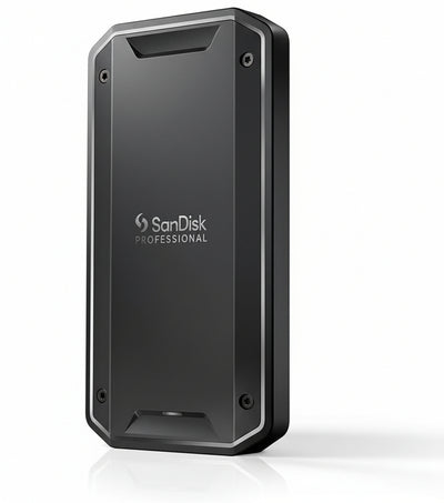 SanDisk PROFESSIONAL PRO-G40 SSD 4TB (Mobile SSD, exFAT Formatted, Rugged NVMe SSD with Thunderbolt 3, USB-C, up to 3000MB/s Read, IP68 Housing, Dust and Water Resistant)