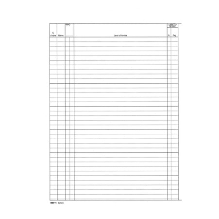 Registro Contabilita' Dei Lavori 31X21Cm 47Pag Numerate E2923 Edipro