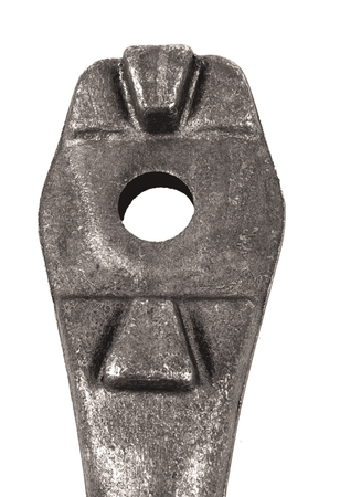 Dente per erpice destro lunghezza 340mm larghezza 52mm