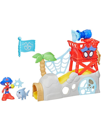 Hasbro - Spidey Water Web Playset Isola dei Pirati
