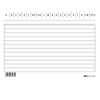 100 Schede Rigate Orizzontale 10.5X15Cm E3126Bl Edipro