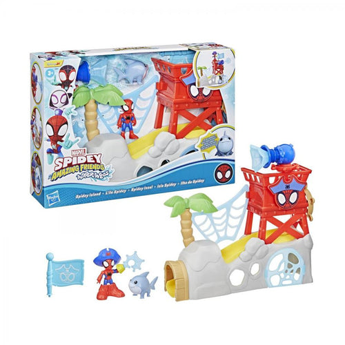 Hasbro - Spidey Water Web Playset Isola dei Pirati