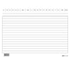 100 Schede Rigate Orizzontale 15X21Cm E3246Bl Edipro