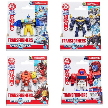 Hasbro - Personaggi Transformers Cyber Changers Assortiti