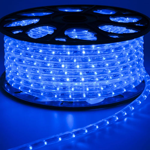 Tubo luminoso a led Ø 13 mm decorazione natalizia luce fissa da esterno 50 mt