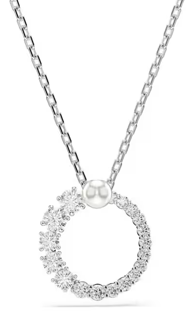 SWAROVSKI - Pendente Matrix Taglio rotondo placcato rodio