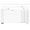 100 Schede 2 Colonne Orizzontale 15X21Cm E3253 Edipro