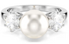 SWAROVSKI - Anello Matrix Perla bianca placcato rodio