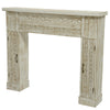 Cornice per Camino in legno Grigio decorazione da interno h 101 cm
