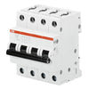 Interruttore magnetotermico S204 D10 6KA 4P Abb