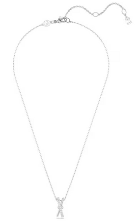 SWAROVSKI - Pendente Hyperbola Taglio misto Twist Bianco Placcato rodio