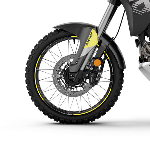 Kit strisce adesive per cerchi moto compatibili con Aprilia Tuareg 660 2022-2023