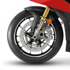 Kit strisce adesive per cerchi Mt03 ruote 17 compatibili con moto Yamaha Mt-03